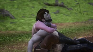 Zombie girlfriend strokes zombie boyfriend’s legs big cum boots for footage