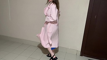 SOLO. Public Nudity. Your girl masturbates for you completely naked in the entrance