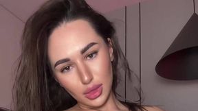 Social Media Creator @AminaSky @Sextoy in the mouth and #Solo #Natural Big Tits #Brunette #Nude sex nsfw porn | Tik.Porn