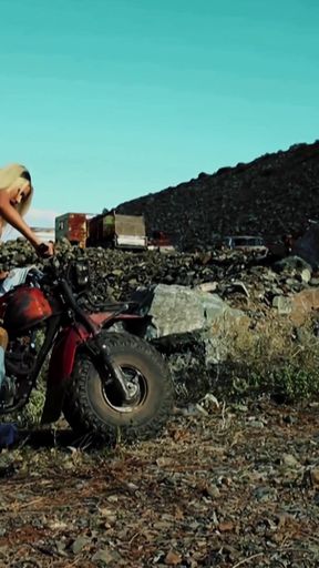 Jazy Berlin Sucks and Fucks a Biker to Make a Wing Man Out of Him