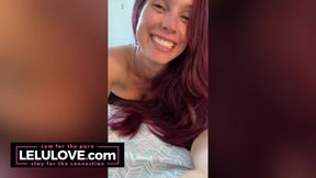 ”Big boobs babe chatting behind porn scenes b4 improv stage performance, watching Deadpool movie, getting sweaty - Lelu Love”