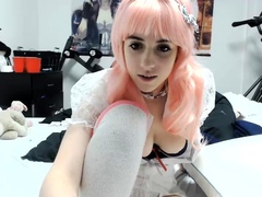 Petite amateur redheaded teen pisses and sucks cock