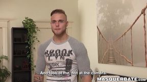 Bold and unmasked beef Jayden blessed with nice muscles and dick