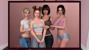 Hot Stepmom Took Horny Guy in Her House Full of Hot Women - Lust & Life 01 3D Porn Game