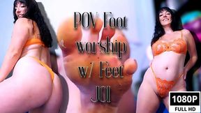POV Foot worship w Foot JOI