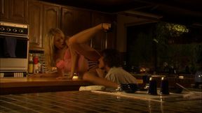 katie morgan fucks in the kitchen takes a load on her big boobs