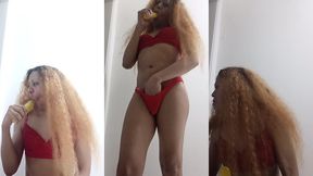 feitiche natural hair pussy big clitoris 1/6