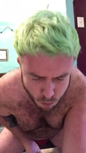 Gainer stuffing dildo + cookies