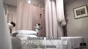 Naked Japanese girls give side-by-side massages at bizarre clinic