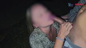 Corno levou a esposa gostosa para fazer dogging na rua com desconhecido
