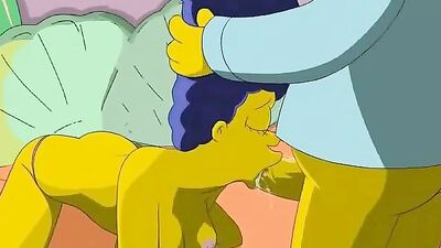 Watch Mature Simpson get her pussy drilled by Homer in this steamy hentai video!