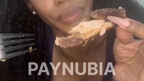 You Wish You Were This Chicken Thigh On My Lips - Ebony Goddess Food Humiliation & GFE