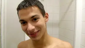Slim Twink Gets Drenched in Steamy Shower Sex Action – XXX Gay