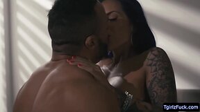 T-Girl foxxy grabs stud dillon diaz dick