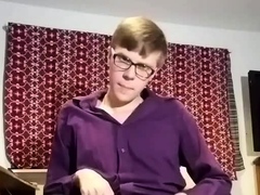 Twink sissy femboy cum