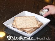 ManRoyale Jewish passover couch FUCK with two studs