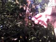 Jon Arteen goes to the park, shows his twink cock, jerks off and cums outdoors with fun