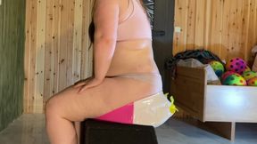10 Big Beach Balls Got Crushed Under Our 100kgs Asses!