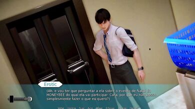 Waifu Academy stepsis gets stuffed raw in hentai game