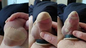 der feinstrumpf, mein penis und sein sperma