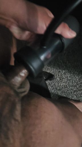Autoblow sextoy BJ my small uncut cock.