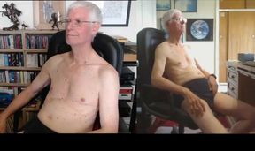 Chatting and wanking on web-show