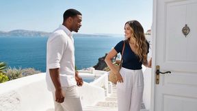 i convent a friend to have an interracial threesome in santorini italy- porn in spanish- ai porn