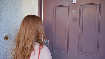 My girlfriend catches the new neighbor messing around with me and decided to join in