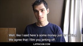 Skinny Amateur Latino Delivery Boy Cash To Fuck Stranger