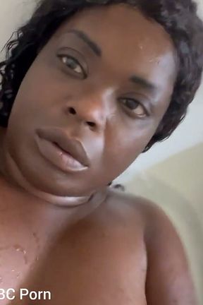 In the Bath Rubbing Spreading My Big Pussy