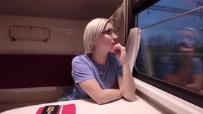 Met a Hot Bitch on the Train and Fucked Her Hard with a Big Cock