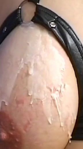 Busty Mature MILF Bound for Relentless Nipple Torment