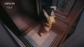 Faye Valentine - Caught Fucking & Stealing in the Elevator [Black]