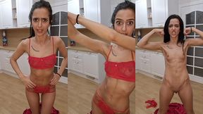 biceps flexing