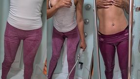 pissing for a fan - he requested a custom video - i love to pee clothed!