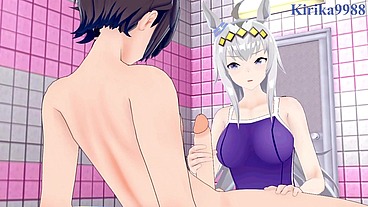 Oguri Cap plays hard with my penis. - Uma Musume Pretty Derby Hentai