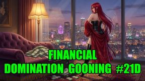 Financial Domination Gooning #21D: Wallet Open Eyes Empty (Animated, Music, Text)