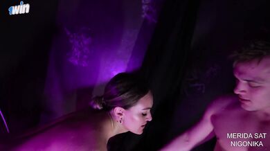 MERIDA SAT _ Fucking with a classmate in the shower, after school