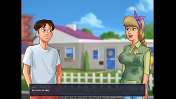 Curvy MILF moves in - Neighbors get a peepshow