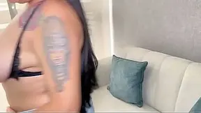 Curvy mature white girl plays with massive member in public