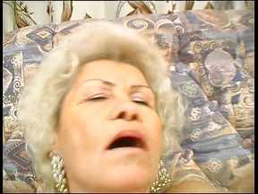 Lesbian gilf gets her hairy pussy licked and toyed