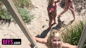 BFFS - Naughty Surfer Girls Tiffany Star And Friends Get Wild With Beach Boy During Spring Break