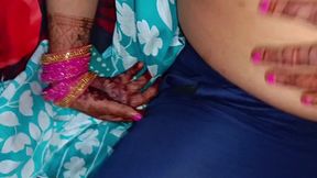 Karwa Chauth Special Video Indian Bhabhi Sucking Big Dick and Try Anal Sex First Time in Life