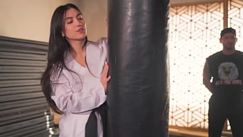 Megan Mistakes Begs For Her Karate Teacher&#039_s Hard Cock and a Creampie - Cobra Kai Porn Cosplay Parody