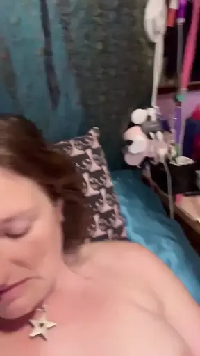 Big Natural MILF squirts and queefs with glee