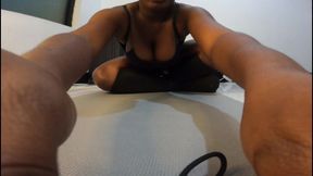 Exercise My Body to Be a Bit More Flexible My First Time Doing Yoga Trying Different Big Booty Positions - Mastermeat1 Solamente