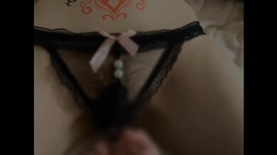 Japanese lesbian Sakuno with fake tattoo stickers