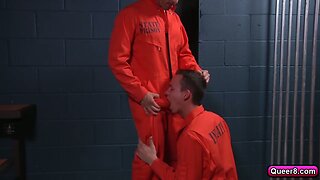 Garrett, Fresh Meat to the Horny Inmates