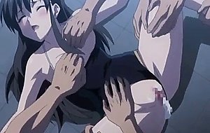 Swimsuit hentai gangbang and creampie