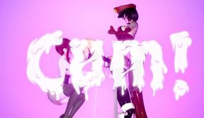 Blonde Maso Slut Gushed Fisted Choked by Machines Mistresses